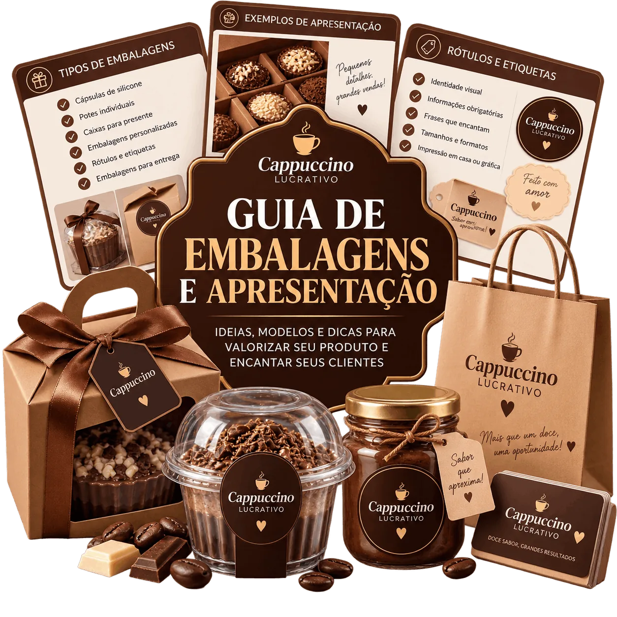 🎁 BÔNUS 2 — GUIA DE EMBALAGENS E APRESENTAÇÃO