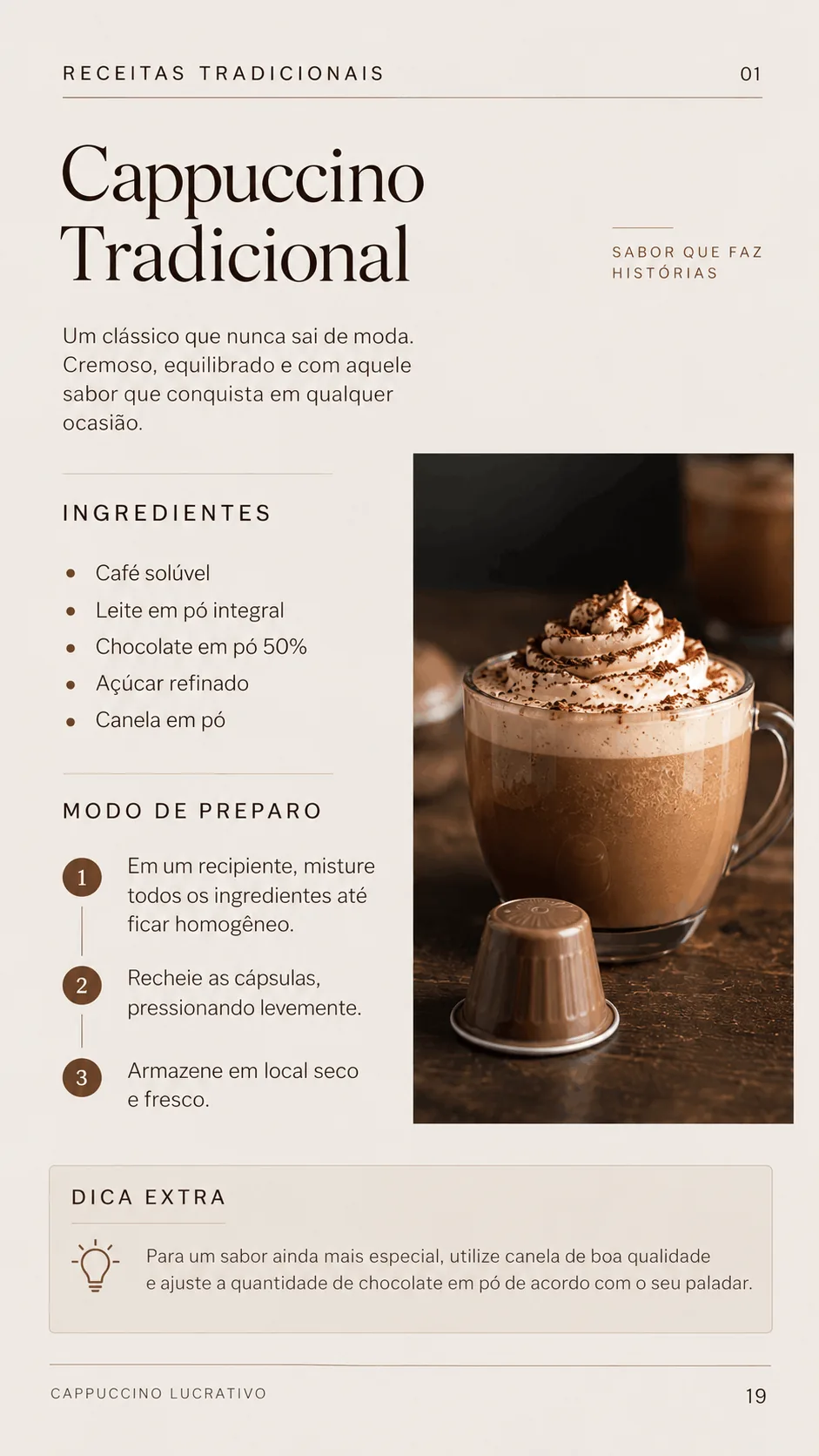 Capa — 50 Sabores de Cápsulas